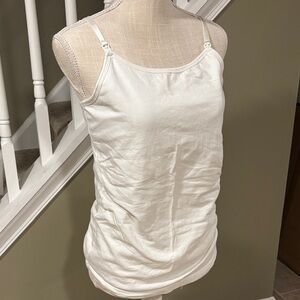 Maternity Women's White Camisole Top